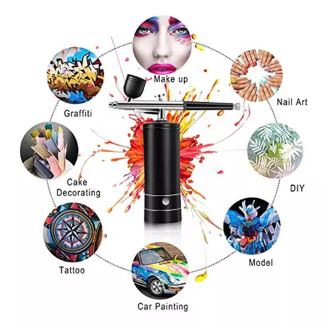 Miniatura 3 de Compresor De Aerógrafo Inalámbrico